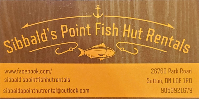 Sibbald's Point Fish Hut Rentals