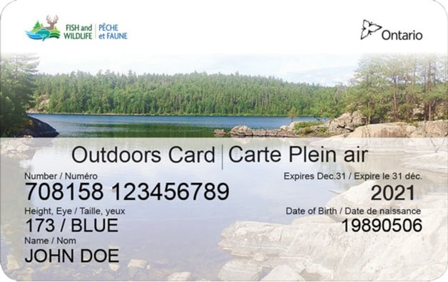 Ontario Outdoors Card